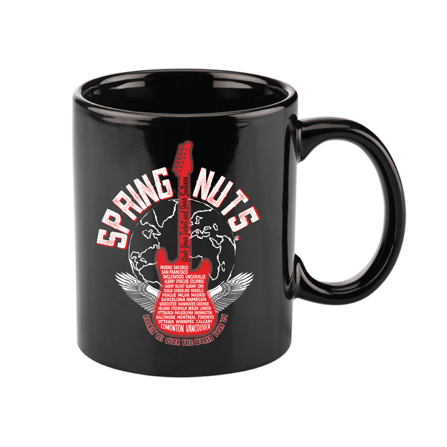 World Tour - Black Mug