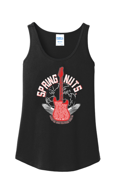 World Tour - Ladies Black Tank Top