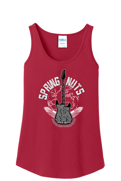 World Tour - Ladies Red Tank Top