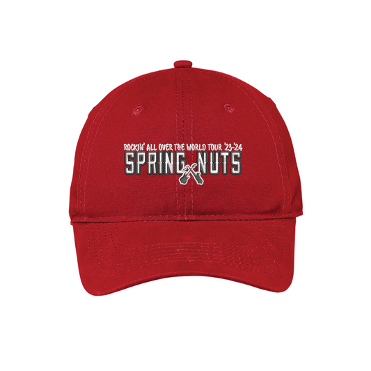 World Tour - Red Soft Brushed Canvas Cap