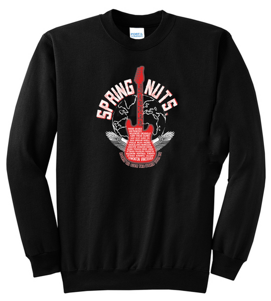 World Tour - Black Fleece Crewneck Sweatshirt